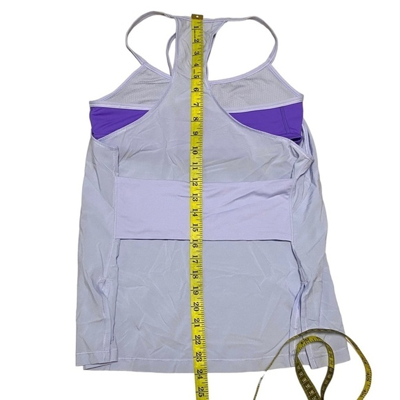 Lululemon 2 in 1 Tank top lavender purple Size 8 - Picture 8 of 8
